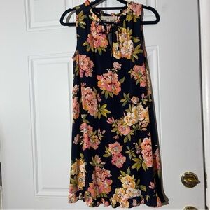 ❤️2/$15 or 3/$21❤️ Loft Sleeveless Floral Dress, Size XS